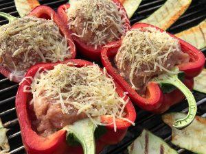 Gegrilde Provençaalse rode paprika 2 Gegrilde Provençaalse rode paprika