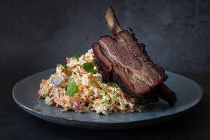 Texas style shortribs met Texas coleslaw