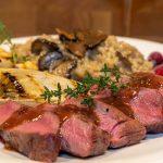 Gegrilde ree filet met truffelrisotto