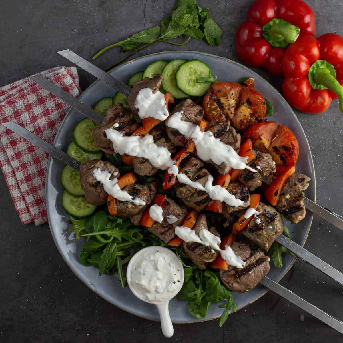 Australische Lamsspiesen met citroen