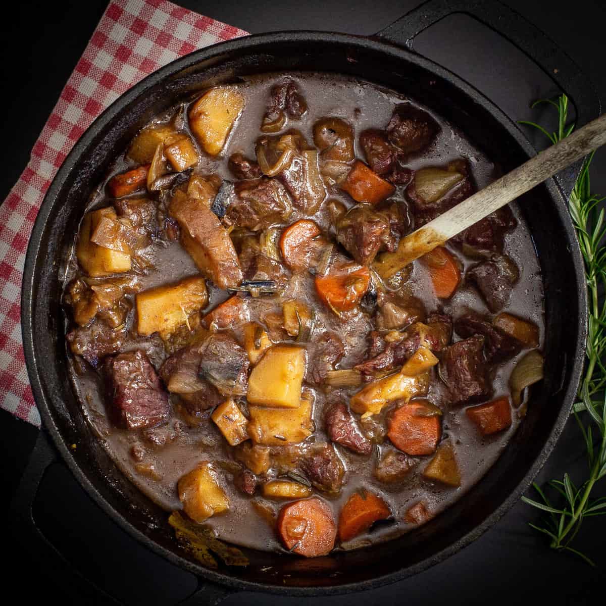 Runderstoofpot van Black Angus