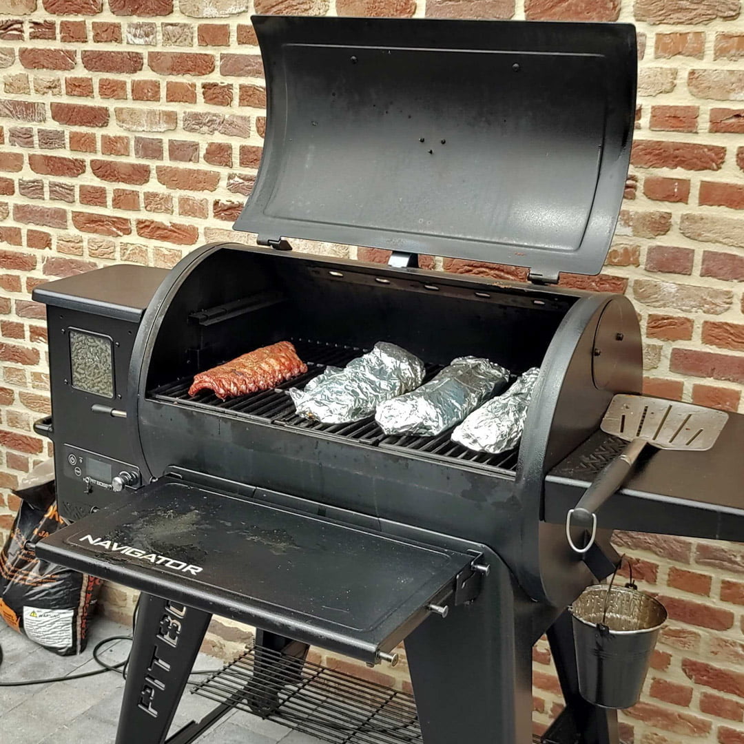 spareribs op pelletgrill