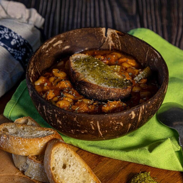 Zomerse schelvis stoofpot