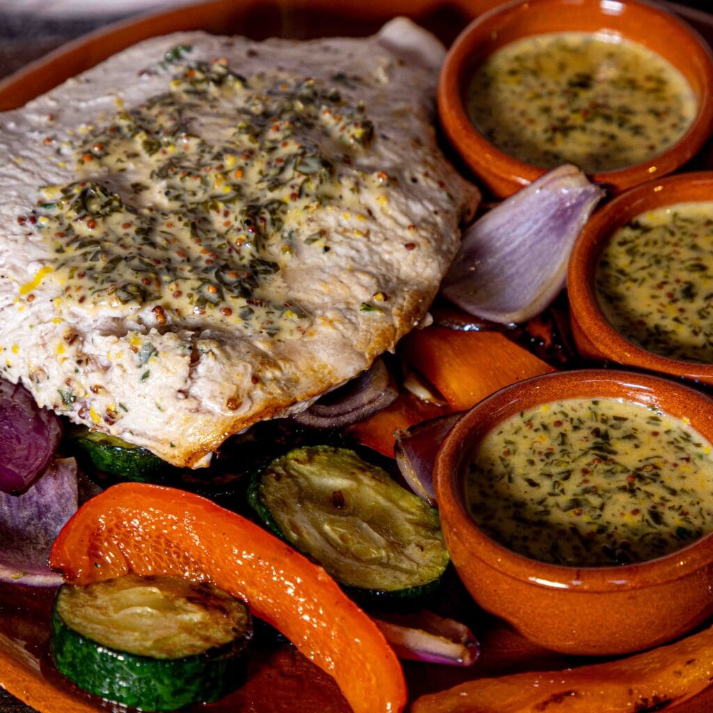 Schnitzel mosterdsaus