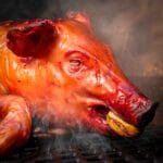 whole hog, heel varken op de bbq